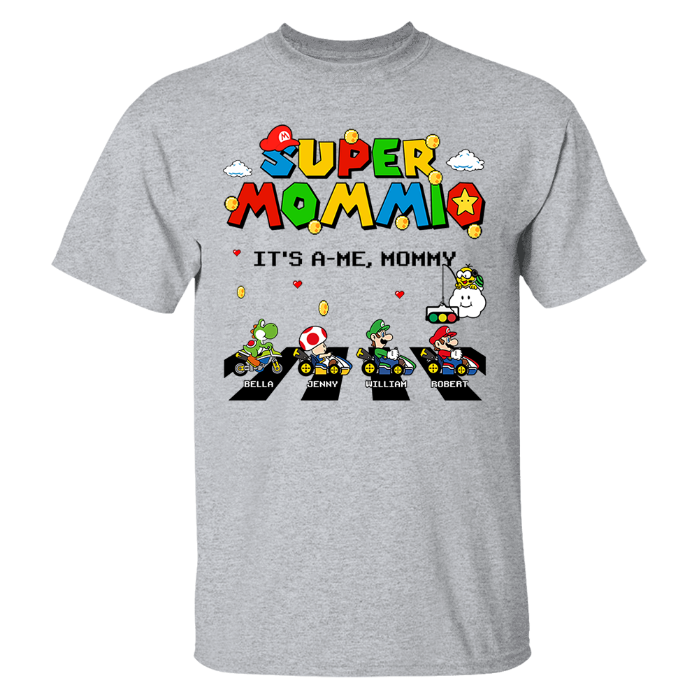Super Mommio It's A Me Mommy Personalized Shirt Gifts For Mom