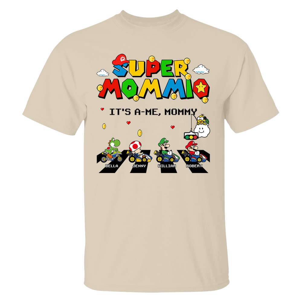 Super Mommio It's A Me Mommy Personalized Shirt Gifts For Mom