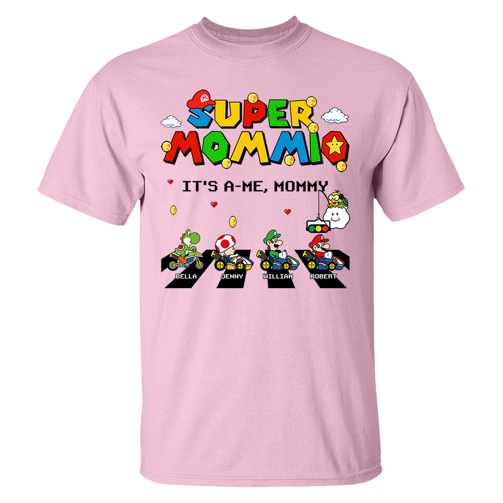Super Mommio It's A Me Mommy Personalized Shirt Gifts For Mom