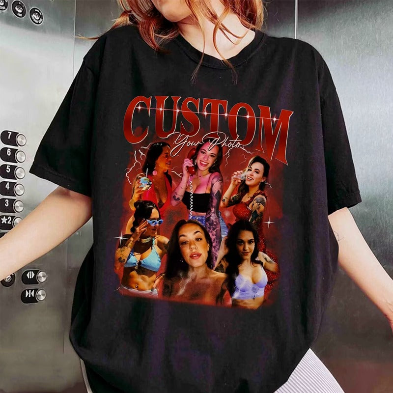 Adult Custom Basketball Bootleg Shirt 90s Vintage Bootleg Custom Basketball Player Personalized T Shirt