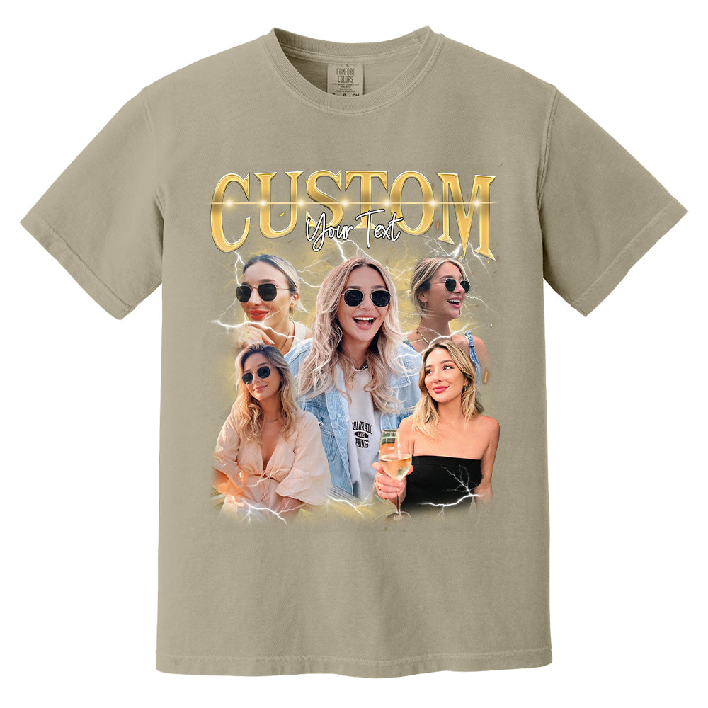 Custom Photo - Vintage Graphic 90s T-shirt That My Boy Football Gameday Shirt Custom Bootleg Rap Tee H2511