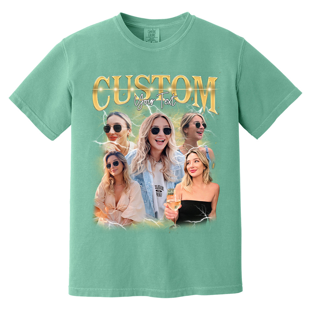 Custom Photo - Vintage Graphic 90s T-shirt That My Boy Football Gameday Shirt Custom Bootleg Rap Tee H2511