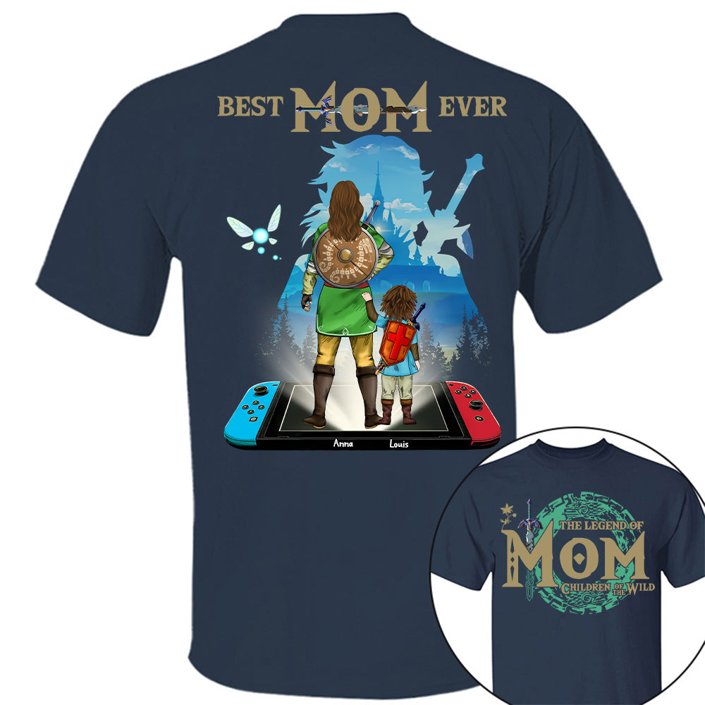 Personalized Gifts For Mom Shirt The Legend Of Mom Shirt - Children Of The Wild Shirt Tu24