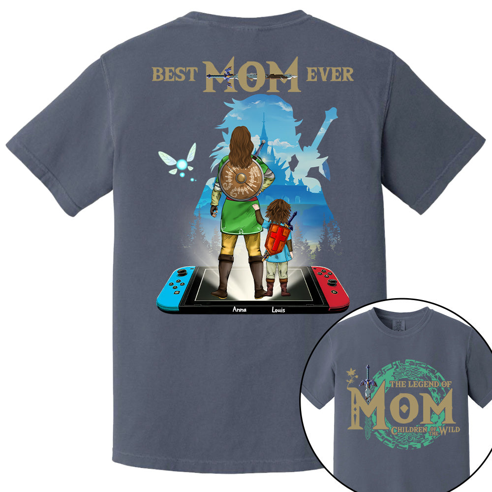 Personalized Gifts For Mom Shirt The Legend Of Mom Shirt - Children Of The Wild Shirt Tu24