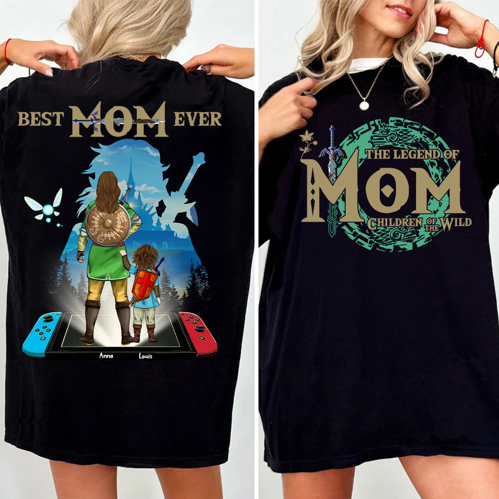 Personalized Gifts For Mom Shirt The Legend Of Mom Shirt - Children Of The Wild Shirt Tu24