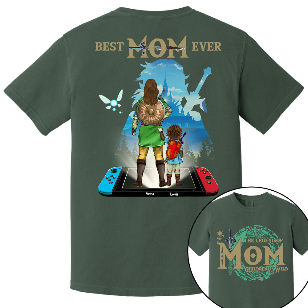 Personalized Gifts For Mom Shirt The Legend Of Mom Shirt - Children Of The Wild Shirt Tu24