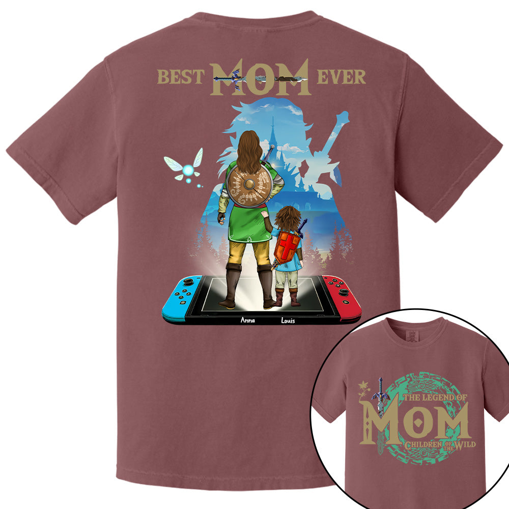 Personalized Gifts For Mom Shirt The Legend Of Mom Shirt - Children Of The Wild Shirt Tu24