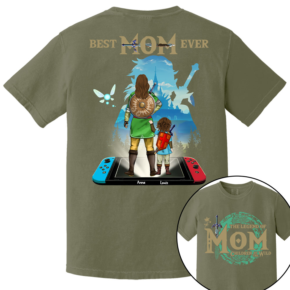 Personalized Gifts For Mom Shirt The Legend Of Mom Shirt - Children Of The Wild Shirt Tu24