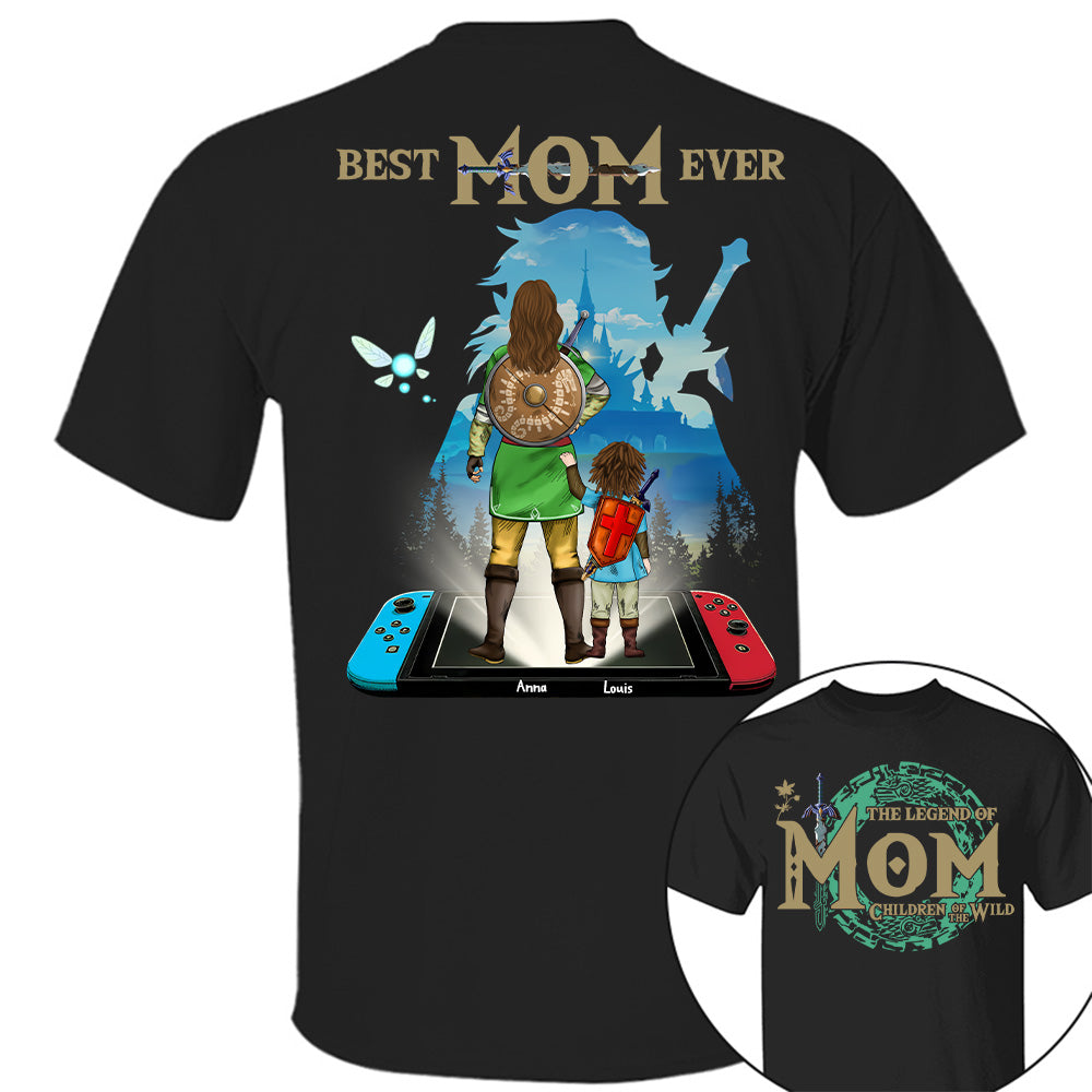 Personalized Gifts For Mom Shirt The Legend Of Mom Shirt - Children Of The Wild Shirt Tu24