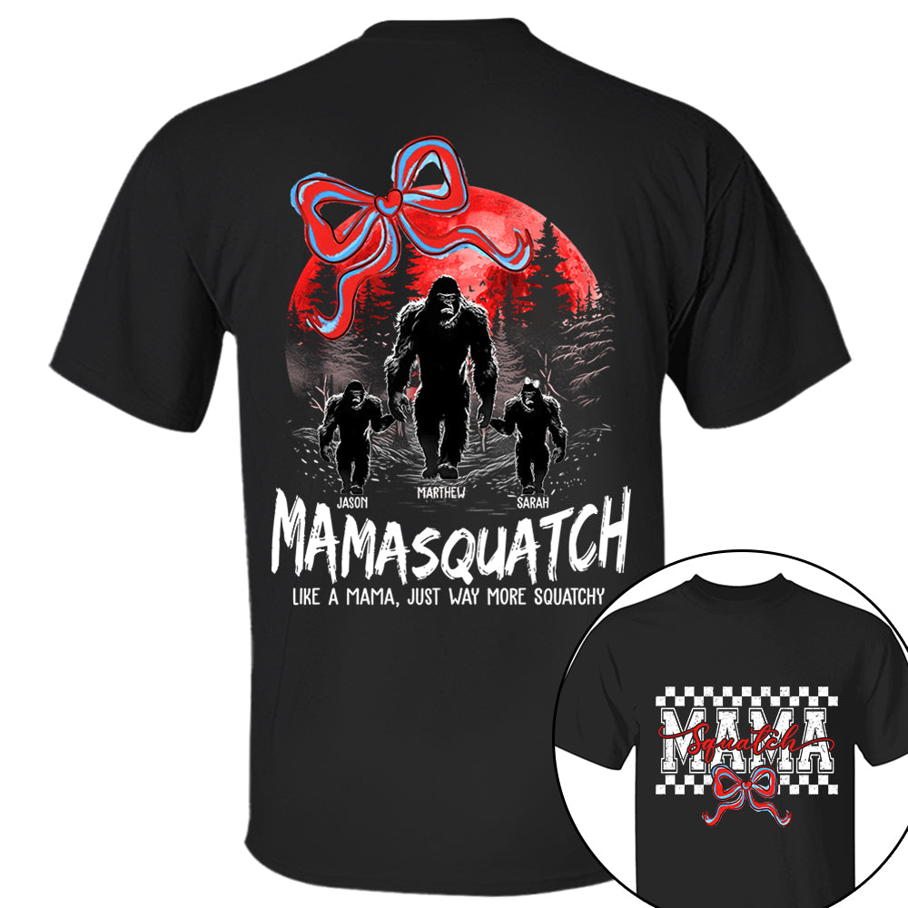 Momsquatch, Like A Grandma, Just Way More Squatchy, Bigfoot, Personalized Vintage Shirt T1807 Tm01