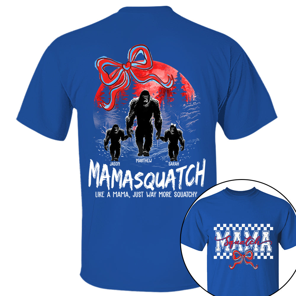 Momsquatch, Like A Grandma, Just Way More Squatchy, Bigfoot, Personalized Vintage Shirt T1807 Tm01