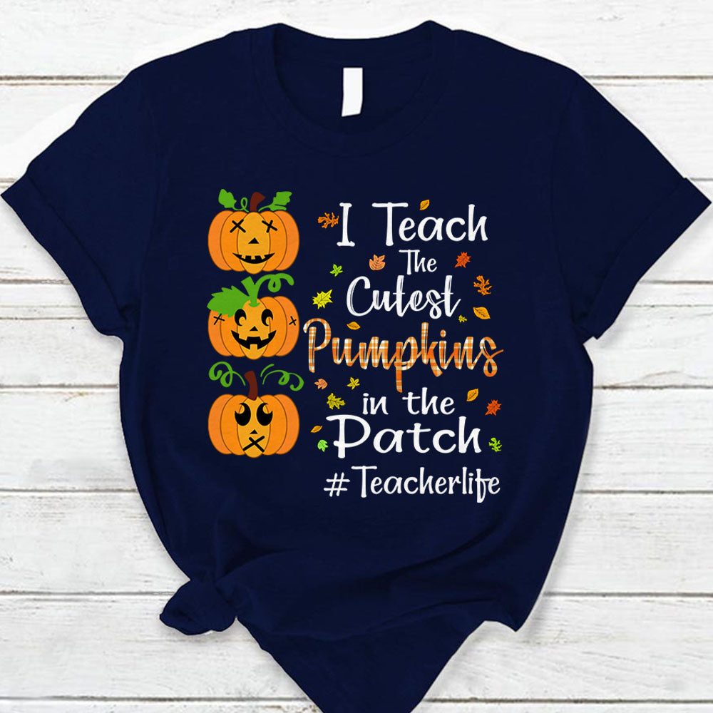 Personalized Pumpkin Shirt - See No Evil, Hear No Evil, Speak No Evil Teacher Halloween K1702 Trhn