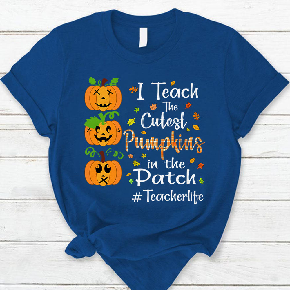 Personalized Pumpkin Shirt - See No Evil, Hear No Evil, Speak No Evil Teacher Halloween K1702 Trhn