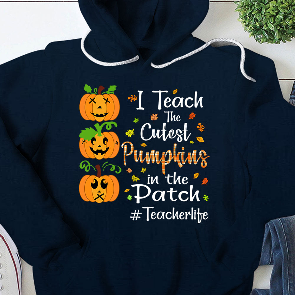 Personalized Pumpkin Shirt - See No Evil, Hear No Evil, Speak No Evil Teacher Halloween K1702 Trhn