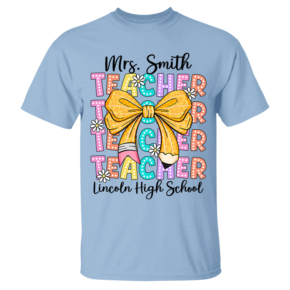Teacher Back To School Shirt -  Personalized Gift for Teachers Do98