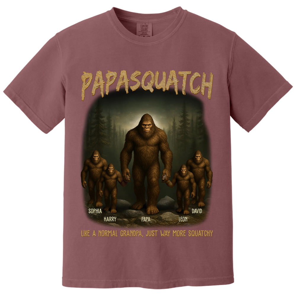 Custom Grandpasquatch Like A Normal Grandpa Bigfoot Shirt N3005 VH01