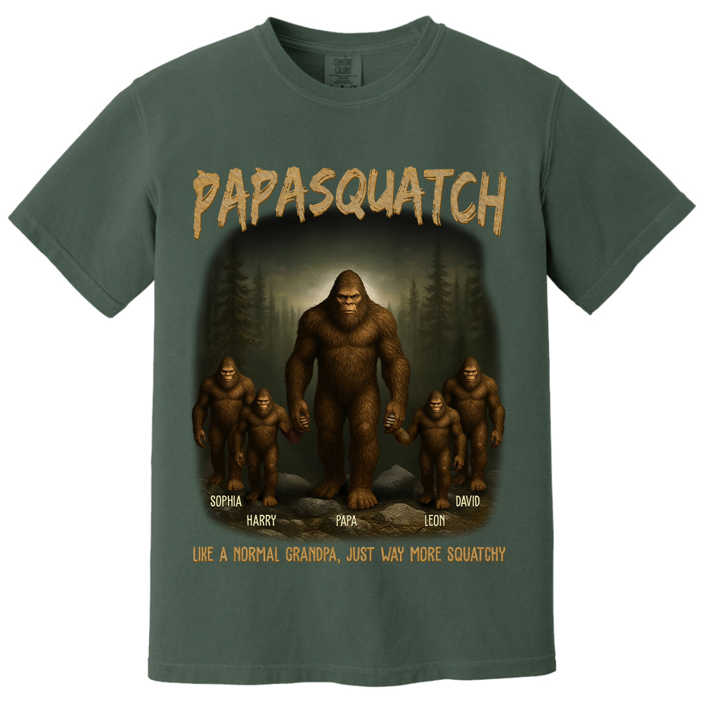 Custom Grandpasquatch Like A Normal Grandpa Bigfoot Shirt N3005 VH01