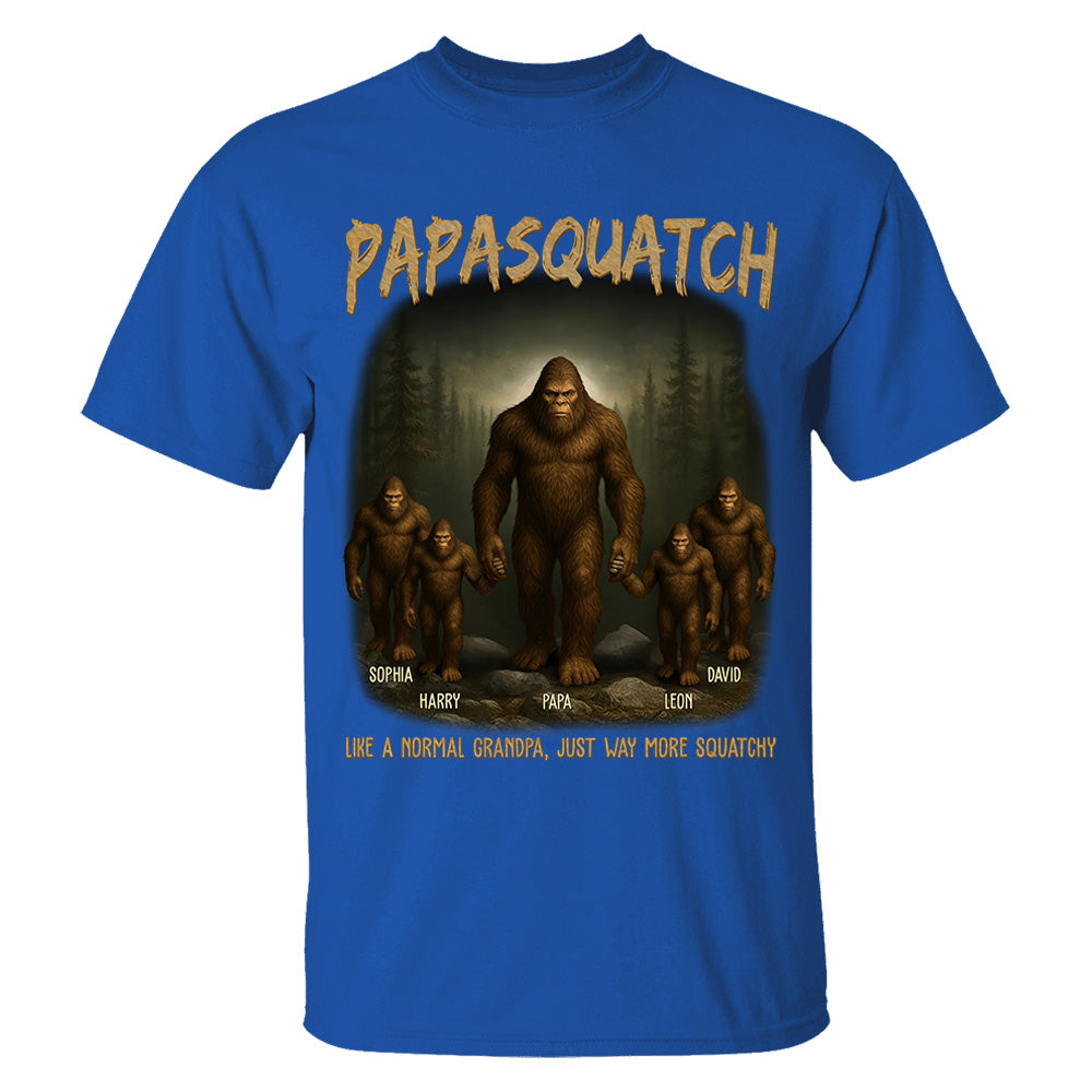Custom Grandpasquatch Like A Normal Grandpa Bigfoot Shirt N3005 VH01