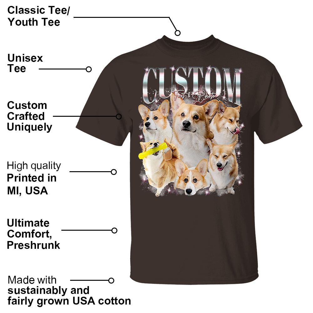 Custom Your Photo Bootleg Rap Shirt Custom Girlfriend Face Shirt for Boyfriend