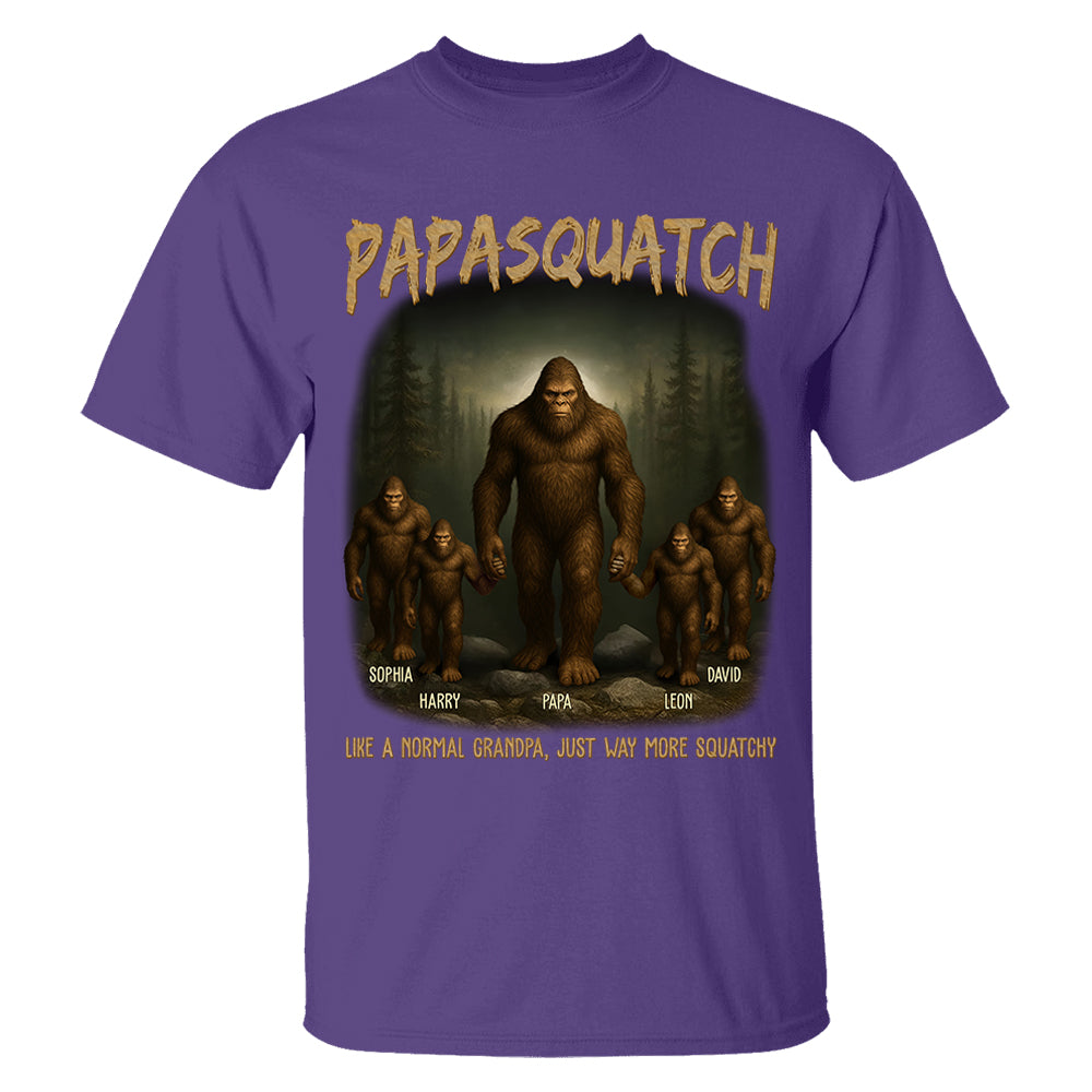 Custom Grandpasquatch Like A Normal Grandpa Bigfoot Shirt N3005 VH01