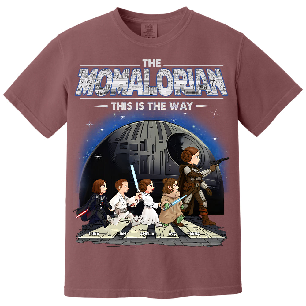 The Momalorian This Is The Way - Personalized Shirt Gift For Mom Vr2 Hv01