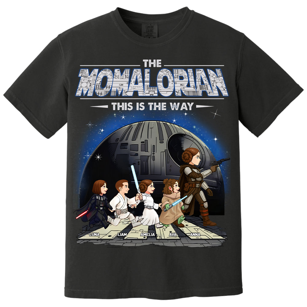 The Momalorian This Is The Way - Personalized Shirt Gift For Mom Vr2 Hv01