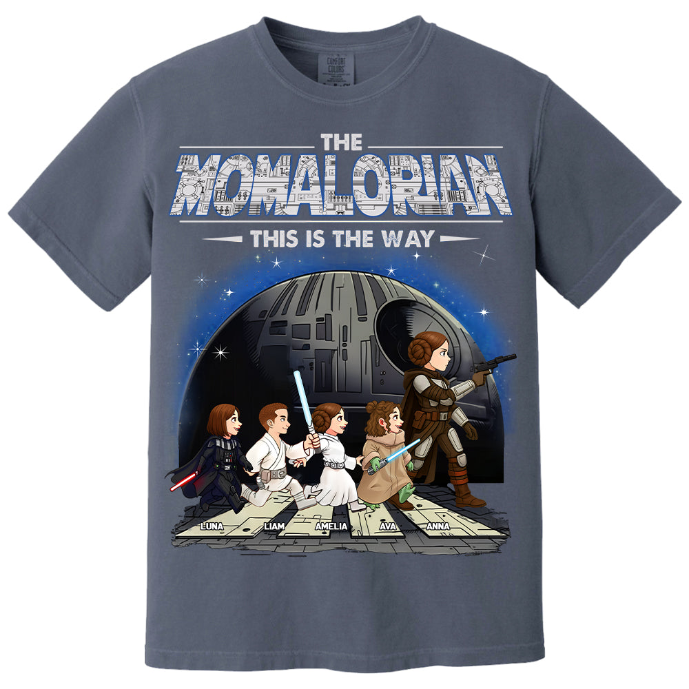 The Momalorian This Is The Way - Personalized Shirt Gift For Mom Vr2 Hv01