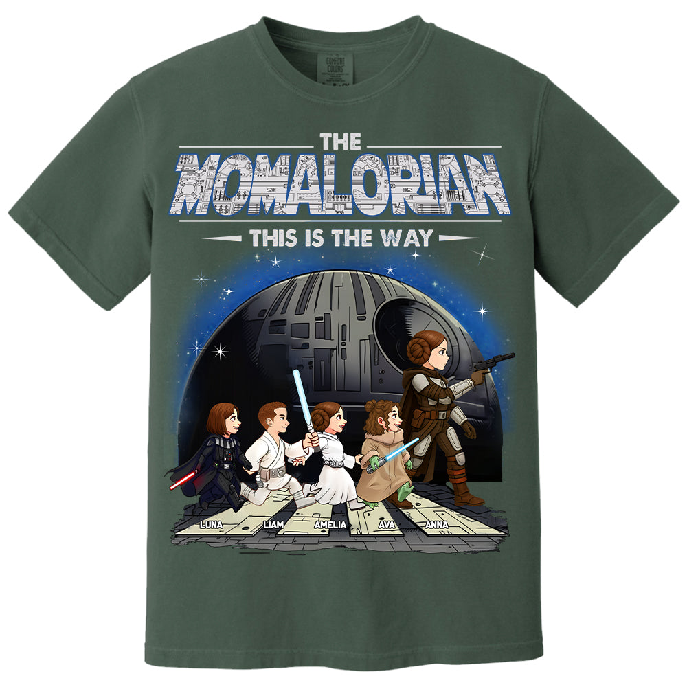 The Momalorian This Is The Way - Personalized Shirt Gift For Mom Vr2 Hv01