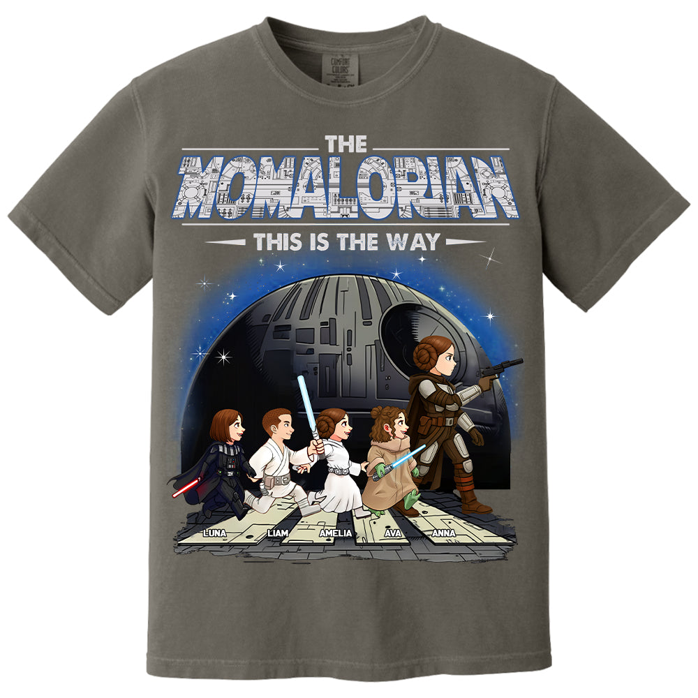 The Momalorian This Is The Way - Personalized Shirt Gift For Mom Vr2 Hv01