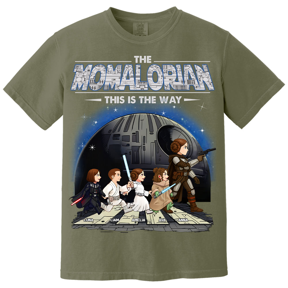 The Momalorian This Is The Way - Personalized Shirt Gift For Mom Vr2 Hv01