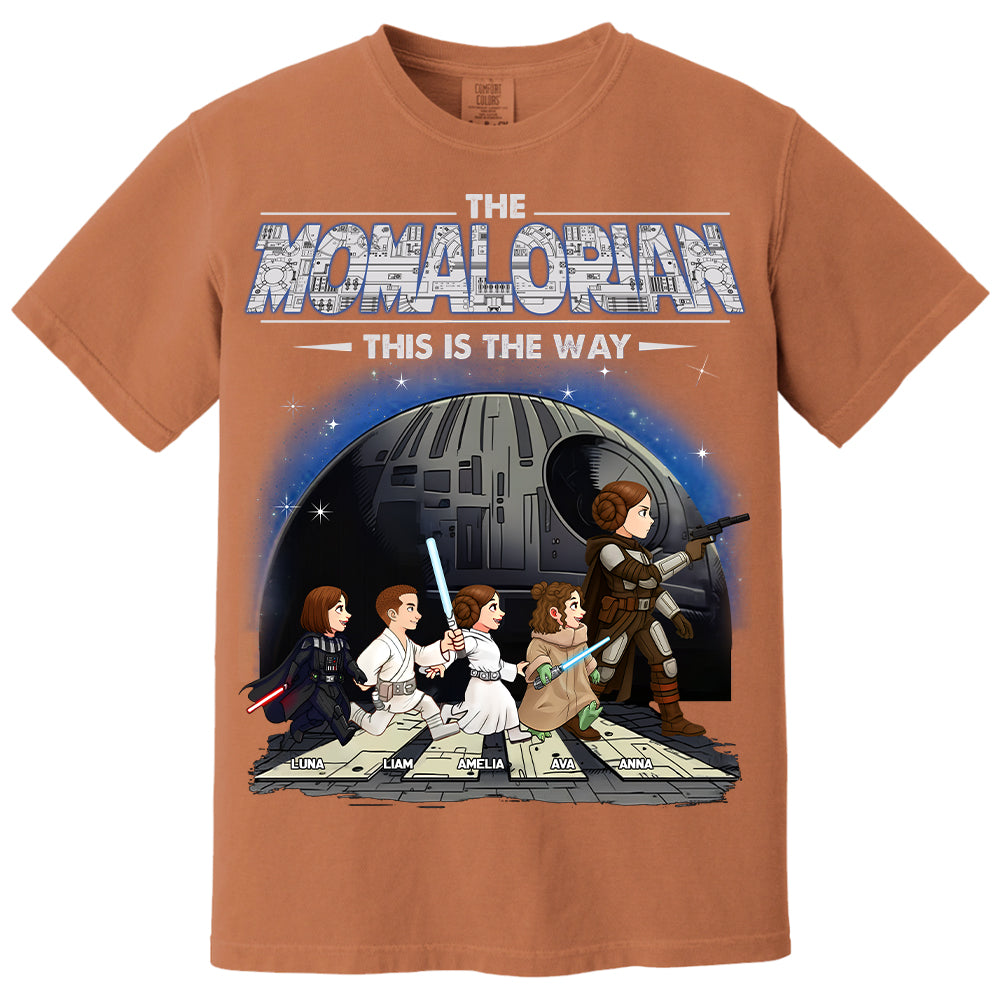 The Momalorian This Is The Way - Personalized Shirt Gift For Mom Vr2 Hv01