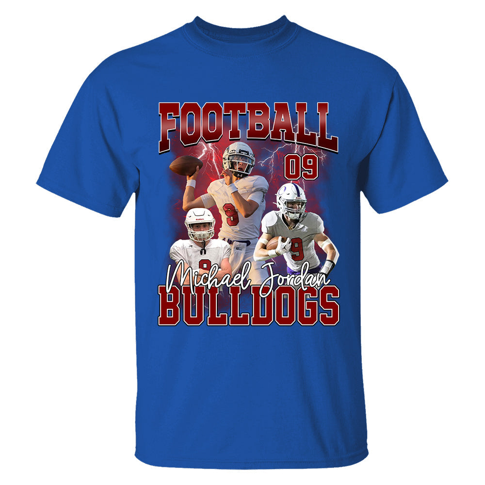 Game Day Football Personalized Shirt Custom Your Photo Gift For Football Player