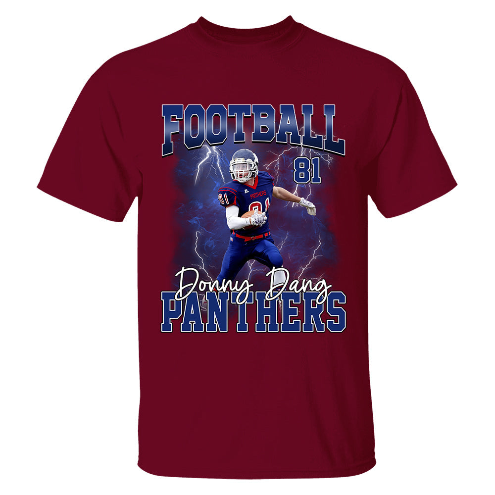 Game Day Football Personalized Shirt Custom Your Photo Gift For Football Player