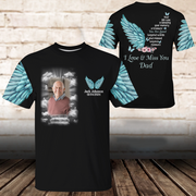 You Are Loved Beyond Words - Personalized Photo Memorial Shirt Pa00
