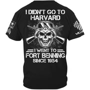 Veteran Custom Shirt I Didn't Go to Harvard I Went To Military Base Custom Shirt For Veteran Dad Grandpa H2511 Trna