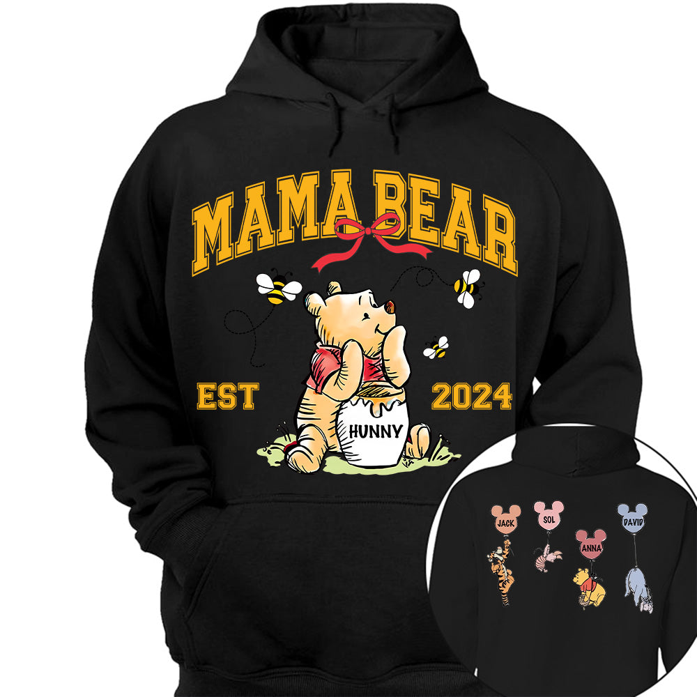 Mama Bear - New Mom Shirt - Mother's Day - Custom Nickname and Kid T1807 Tu20