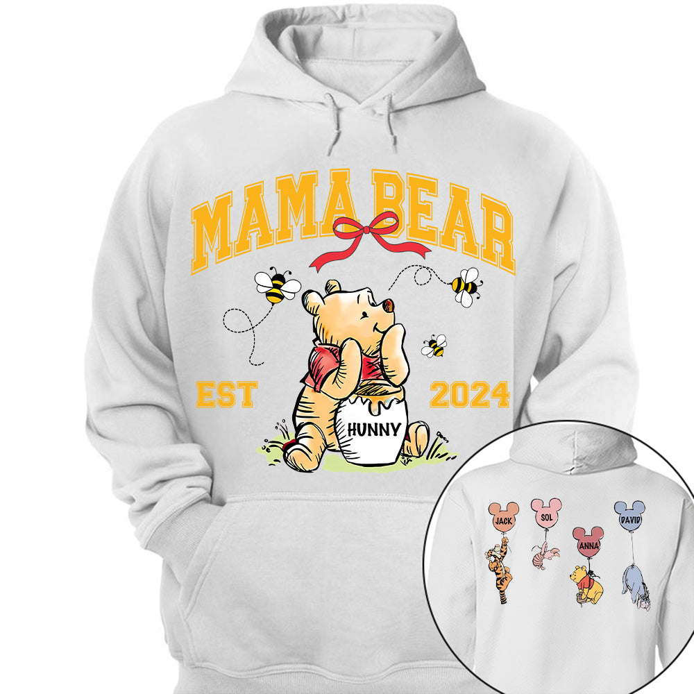 Mama Bear - New Mom Shirt - Mother's Day - Custom Nickname and Kid T1807 Tu20