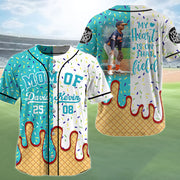 I'll Be Your Biggest Fan, Drippy Love Jersey, Custom Double Panel Baseball Jersey, Gift For Baseball Lover A2110 Pt99