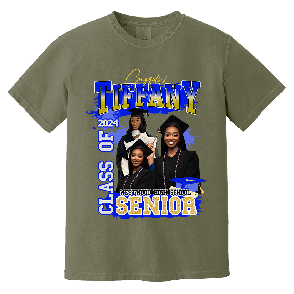 Custom Graduation Shirt - Custom Photo Family Graduation T-Shirt - Bootleg Tee Custom Photo Shirt For Graduation N3005 Hn01