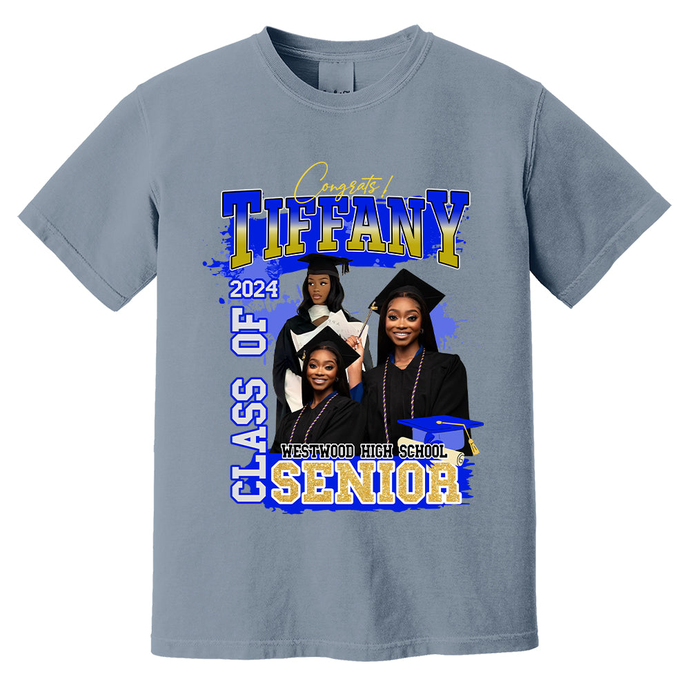 Custom Graduation Shirt - Custom Photo Family Graduation T-Shirt - Bootleg Tee Custom Photo Shirt For Graduation N3005 Hn01