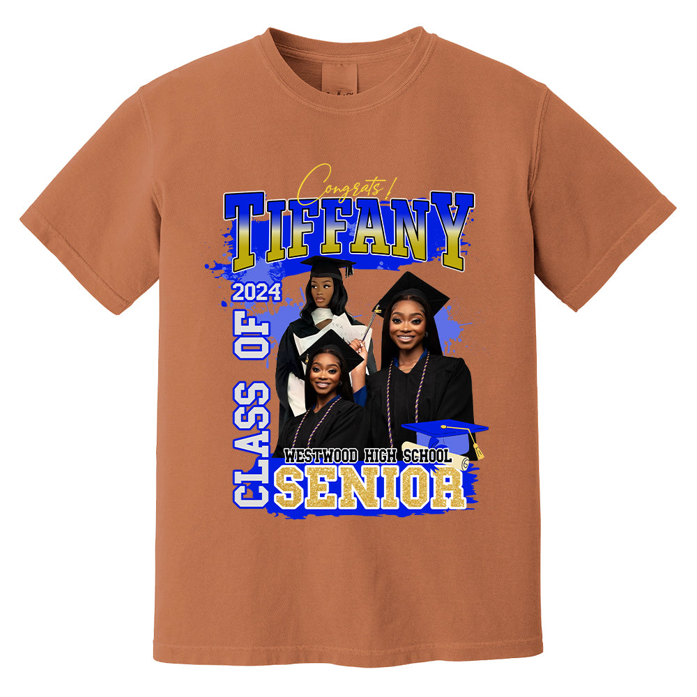 Custom Graduation Shirt - Custom Photo Family Graduation T-Shirt - Bootleg Tee Custom Photo Shirt For Graduation N3005 Hn01