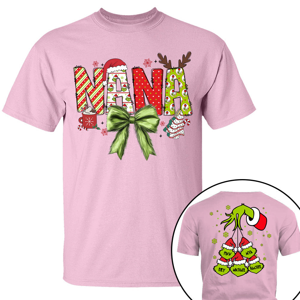 Personalized Mimi Christmas Sweatshirt, Christmas Gigi Grandma Gift Sweatshirt, Nana Mimi Christmas Shirt Tu20
