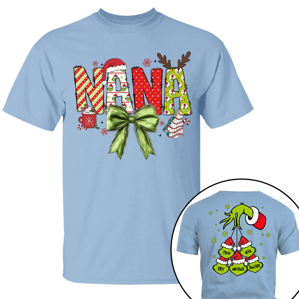 Personalized Mimi Christmas Sweatshirt, Christmas Gigi Grandma Gift Sweatshirt, Nana Mimi Christmas Shirt Tu20
