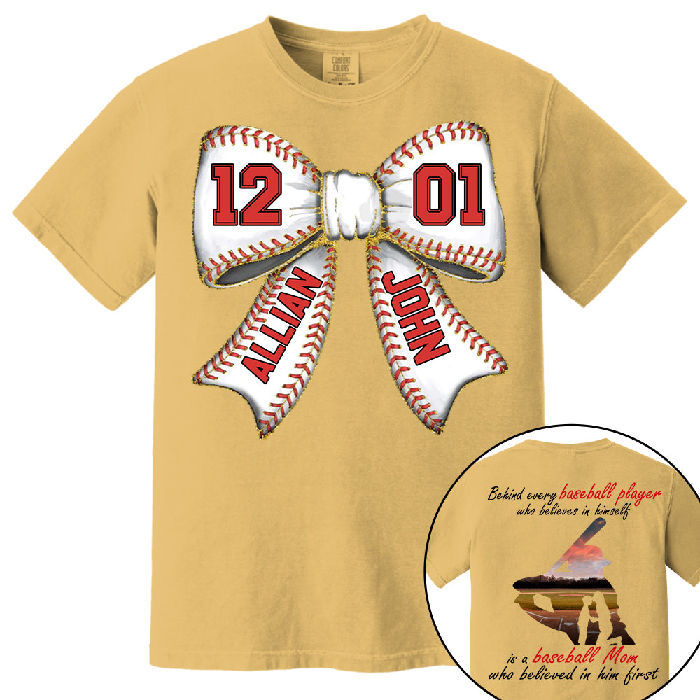 Baseball Mom Shirt, Personalized Baseball Shirt, Gift For Baseball Lover A2110 Vr2 Tm01