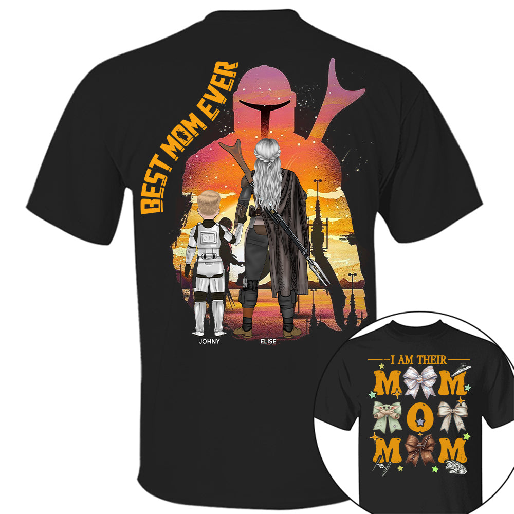 I Am Their Mom - Personalized Coquette Shirt For Mom - Mother's Day Hv01