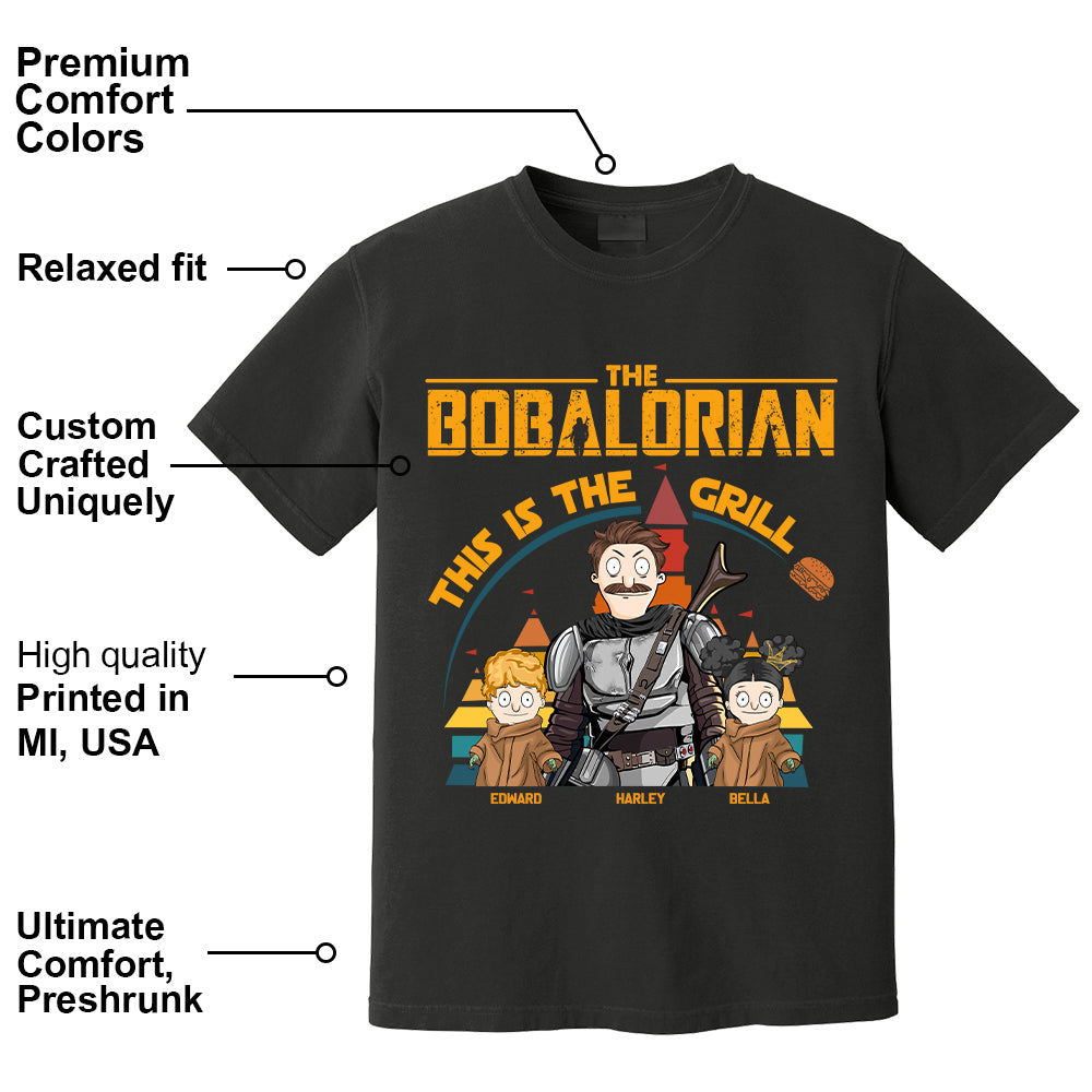 The Bobalorian This Is The Gill Personalized Shirt Gift For Dad - Custom Father's Day Gift 2025 Tu24