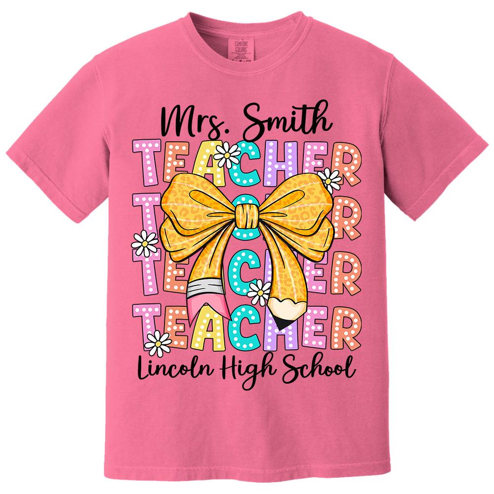 Teacher Back To School Shirt -  Personalized Gift for Teachers Do98