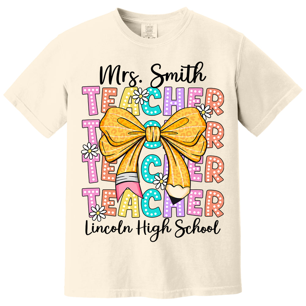 Teacher Back To School Shirt -  Personalized Gift for Teachers Do98