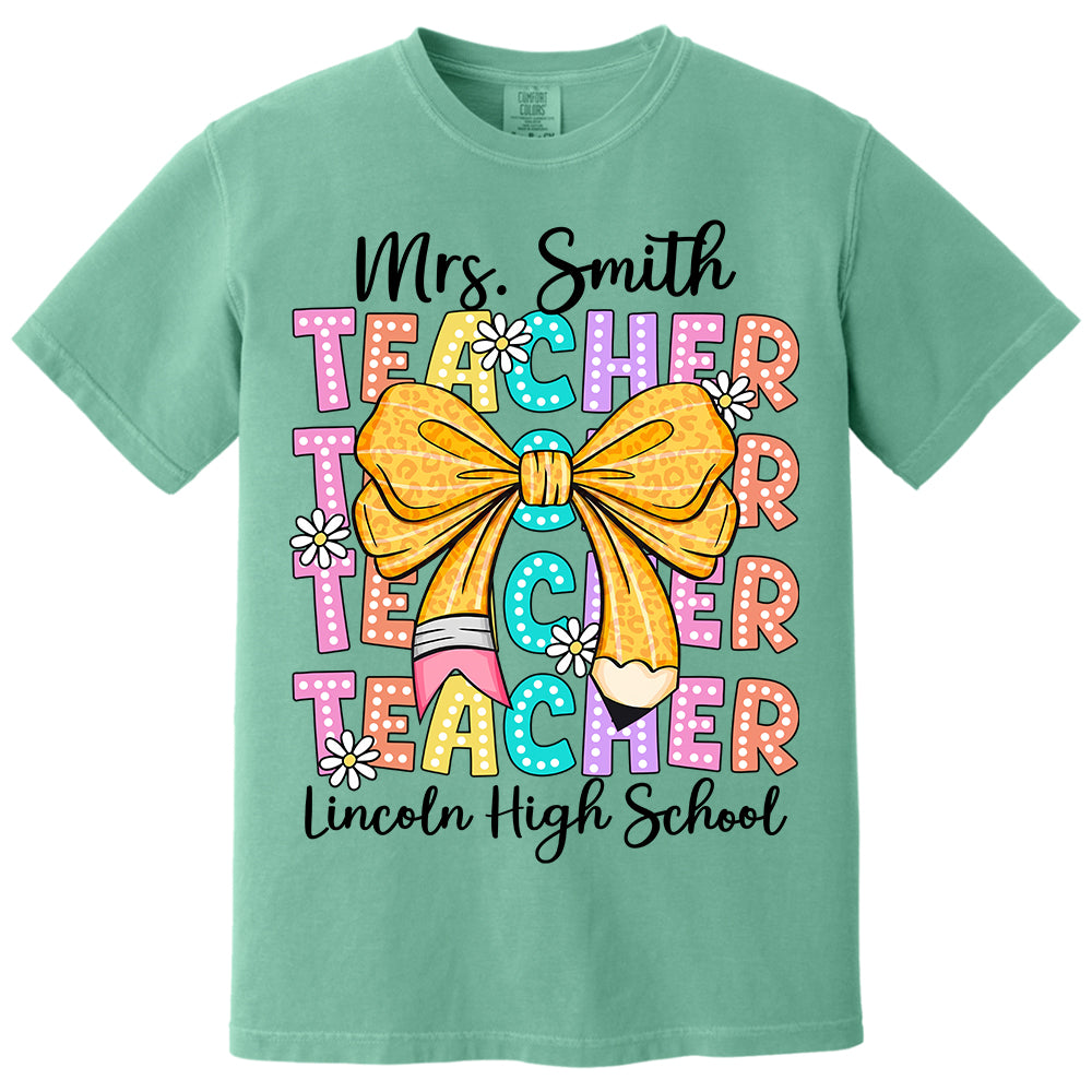 Teacher Back To School Shirt -  Personalized Gift for Teachers Do98