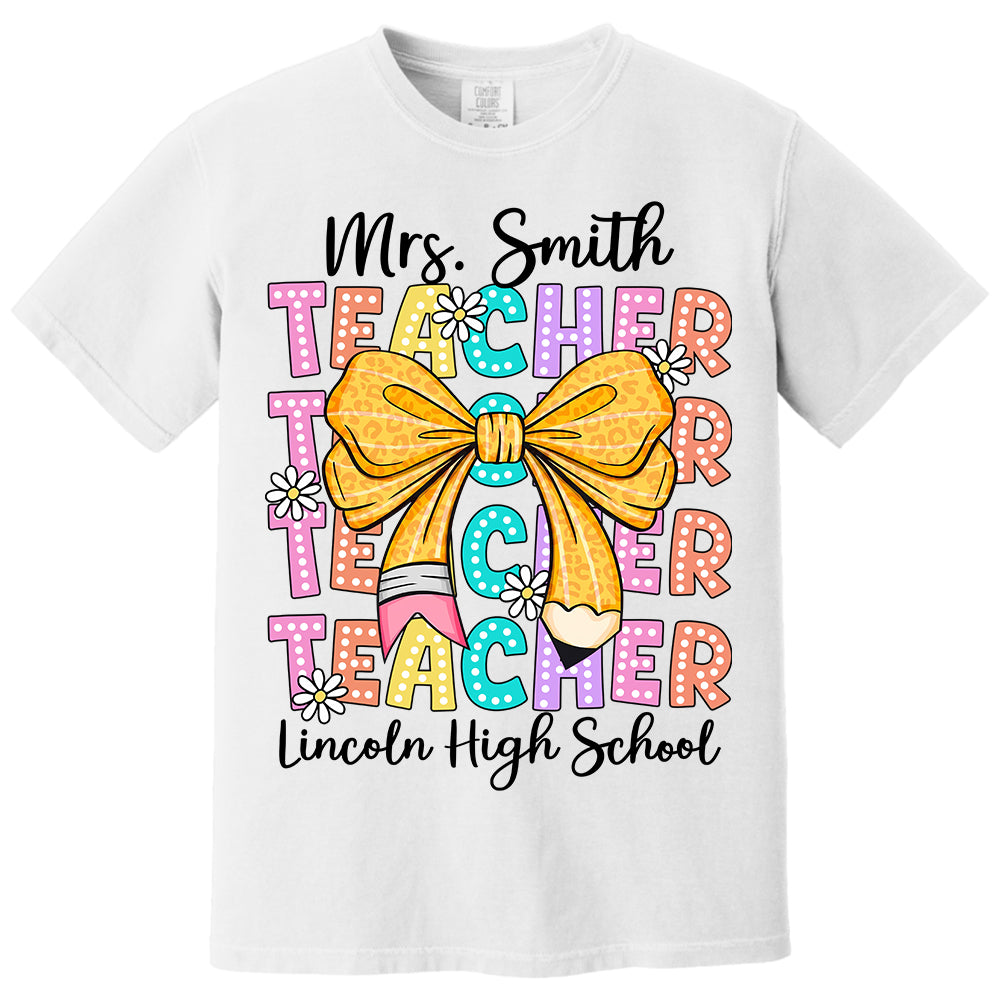 Teacher Back To School Shirt -  Personalized Gift for Teachers Do98
